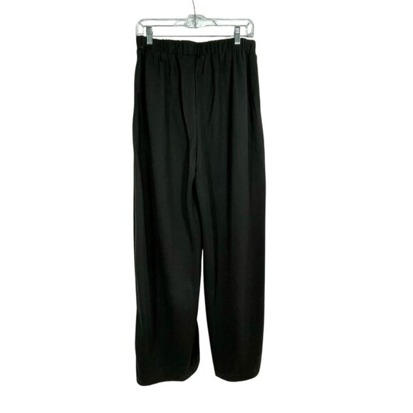 NWT Area Stars Black Wide Leg Long Pants Women’s Size L Pull-On Flowy Pockets - Picture 4 of 14